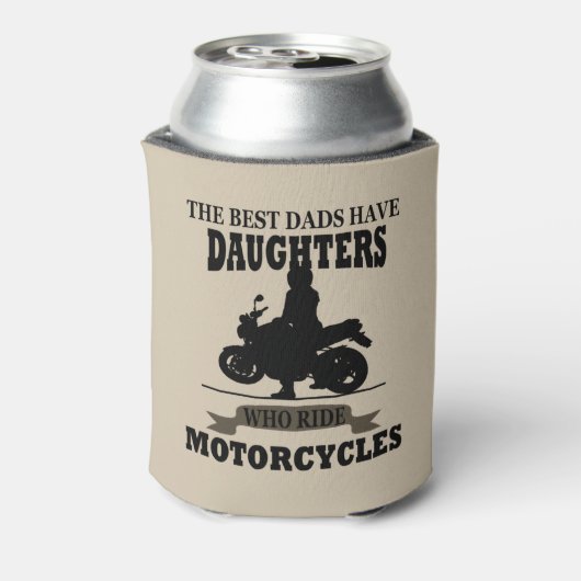 beste dochter op motorfiets blikjeskoeler (Blikje Achterkant)