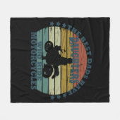 beste dochter op motorfiets fleece deken (Voorkant (Horizontaal))