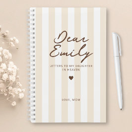 Beste Dochter Roujournaal in Beige Streep Notitieboek