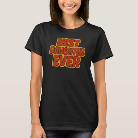 Beste dochter voor T-shirt (Voorkant)