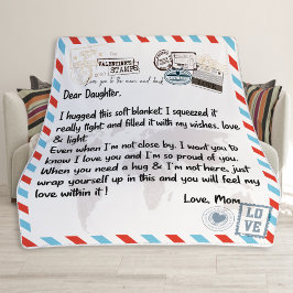 Beste Dochterbanket, cadeau voor dochter Fleece Deken