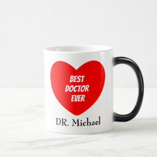 Beste Doctor Ooit Red Heart Artsenwaardering Magische Mok