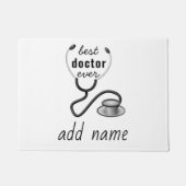 Beste Doctor Ooit Waardering 's Werelds Grootste D Deurmat (Voorkant)