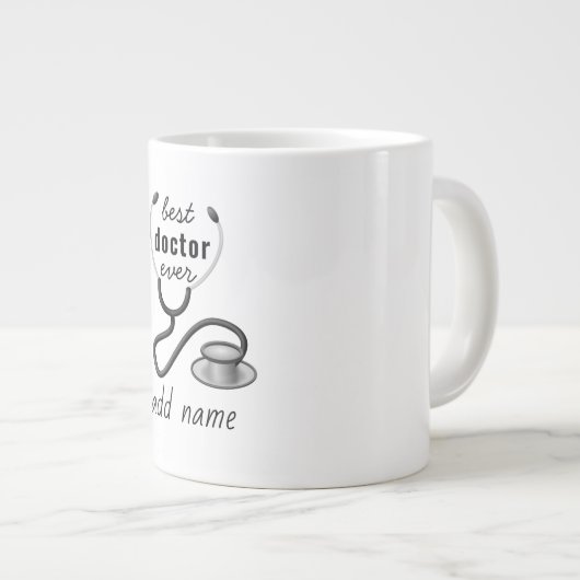 Beste Doctor Ooit Waardering 's Werelds Grootste D Grote Koffiekop (Voorkant rechts)