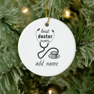 Beste Doctor Ooit Waardering 's Werelds Grootste D Keramisch Ornament