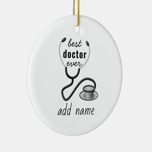 Beste Doctor Ooit Waardering 's Werelds Grootste D Keramisch Ornament (Rechts)