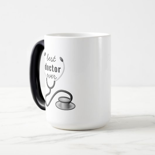 Beste Doctor Ooit Waardering 's Werelds Grootste D Magische Mok (Voorkant links)