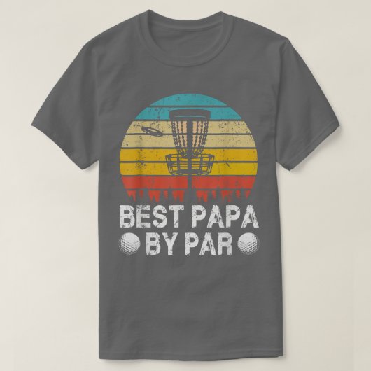 beste document van Par Disc Golf Golfer-vaders T-shirt (Design voorkant)