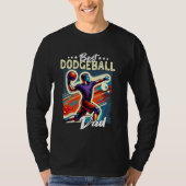 Beste Dodgeball Pap spelen Dodgeball T-shirt (Voorkant)