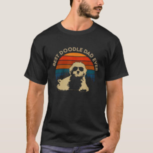 Beste doedel papa ooit grappige hond goldendoodle  t-shirt