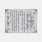 Beste doekje, cadeau voor de geboorte fleece deken (Voorkant (Horizontaal))