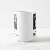 BESTE DOG DAD 2-foto's ter wereld verven afdrukken Koffiemok (Center)