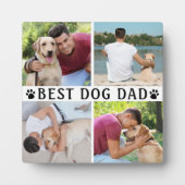BESTE DOG DAD-fotoverkoudheid afdrukken Fotoplaat (Voorkant)