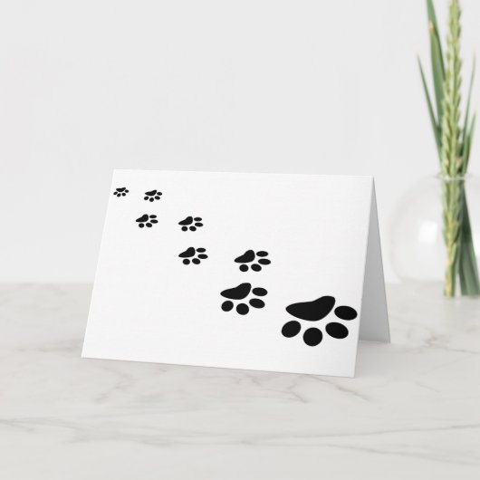 Beste Dog Dad Mama Customization Pet Name Card Bedankkaart (Voorkant)