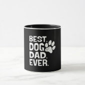 Beste Dog Dad ooit Ontwerp Mok (Midden)
