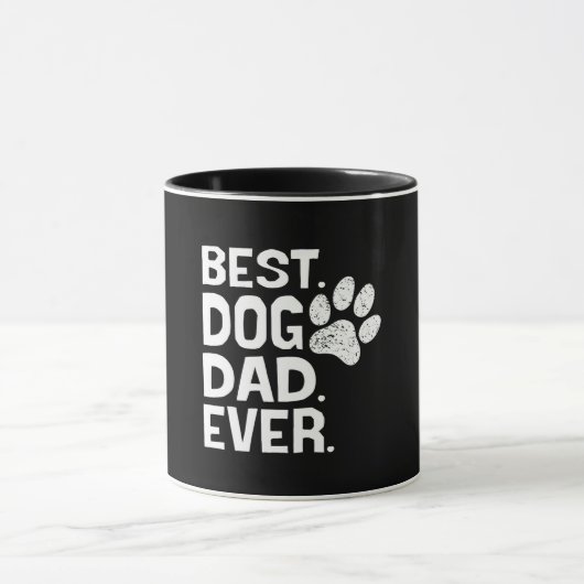 Beste Dog Dad ooit Ontwerp Mok (Midden)
