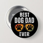 BESTE DOG DAD OOIT RONDE BUTTON 7,6 CM (Voorkant /achterkant)