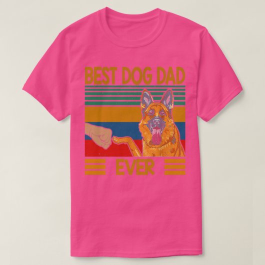 BESTE DOG DAD OOIT T-SHIRT (Design voorkant)