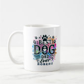 Beste Dog Dad ooit Theme Koffiemok (Links)