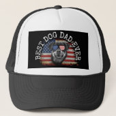BESTE DOG DAD OOIT TRUCKER PET (Voorkant)