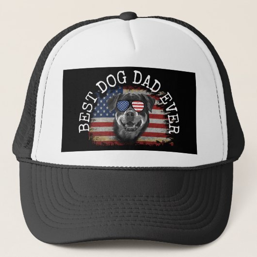 BESTE DOG DAD OOIT TRUCKER PET (Voorkant)