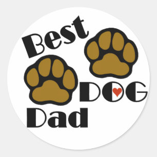 Beste Dog Dad Sticker