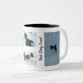 Beste Dog Ever Hondenliefhebber Tweekleurige Koffiemok (Voorkant rechts)