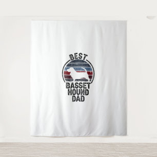 Beste Dog Father Dad - Basset Hound Wandkleed