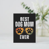 BESTE DOG MOM OOIT BRIEFKAART (Staand voorkant)