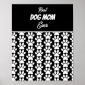 BESTE DOG MOM OOIT POSTER (Voorkant)