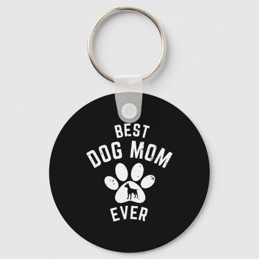 BESTE DOG MOM OOIT SLEUTELHANGER (Voorkant)
