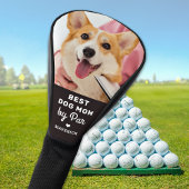 Beste DOG MOM op basis van Par Custom Photo Moeder Golfheadcover