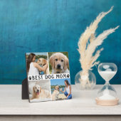 BESTE DOG MOM Photo Collage Paw Print Fotoplaat (Insitu)