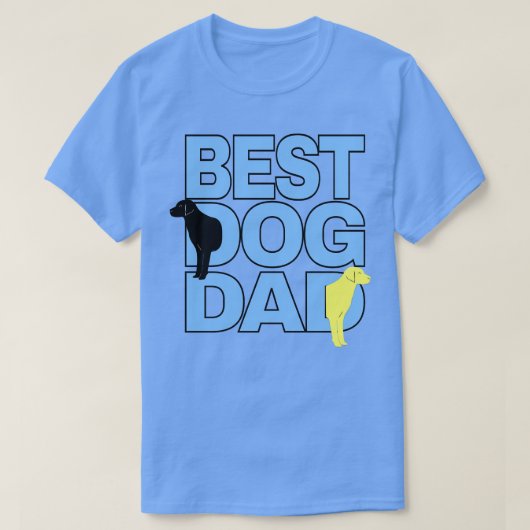 Beste Dog Pap Hondenliefhebber T-shirt (Design voorkant)