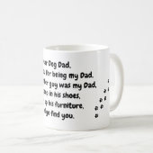 Beste Dog papa Koffiemok (Voorkant rechts)