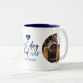 Beste Dog Papa Ooit 2-foto Mok (Voorkant rechts)