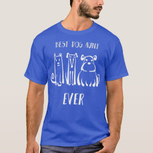 Beste Dog Tante Ooit Hondenliefhebber T-shirt Hond