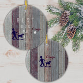 Beste Dog Walker Ooit Christmas Gift Ornament