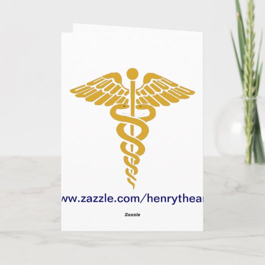 Beste dokter, bedankt! bedankkaart (Achterkant)