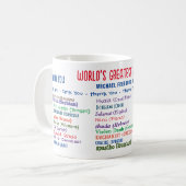 Beste dokter bedankt koffiemok (Voorkant links)