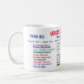 Beste dokter bedankt koffiemok (Links)