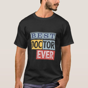 Beste Dokter Ooit Echtgenote School Echtgenoot Col T-shirt