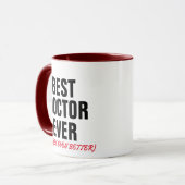 beste dokter ooit nog beter medisch advies grappig mok (Voorkant links)