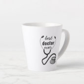 Beste Dokter Ooit Waardering Dank Dokter Latte Mok (Rechterhoek)