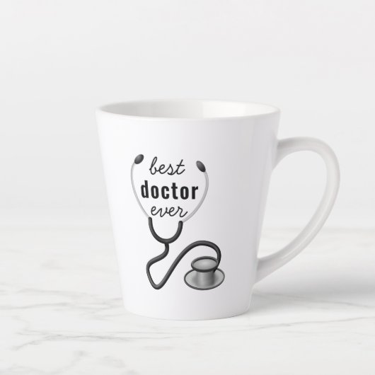 Beste Dokter Ooit Waardering Dank Dokter Latte Mok (Rechts)