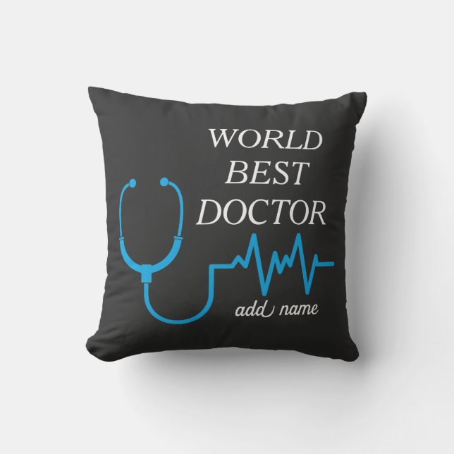 Beste Dokter Ooit Waardering Grootste Dokter Ter W Kussen (Voorkant)