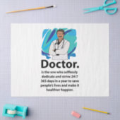 Beste Dokter Ooit Waardering  Tissuepapier (Craft)