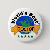 Beste dokter ronde button 5,7 cm (Voorkant)