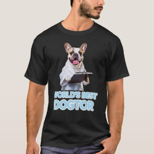Beste Dokter ter Wereld Boston Terrier Hond T-shirt