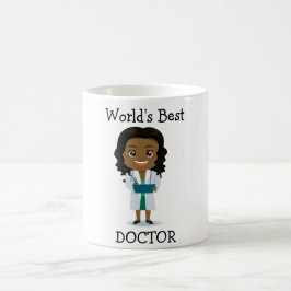 Beste dokter ter wereld, Cute Black Vrouw Koffiemok